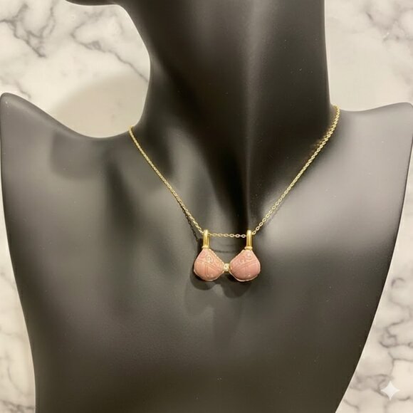 Jewelry - Vintage Bra / Bikini Top Pendant